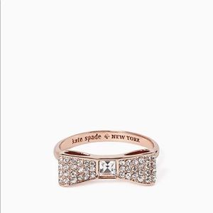 Kate Spade ready set bow ring size 6